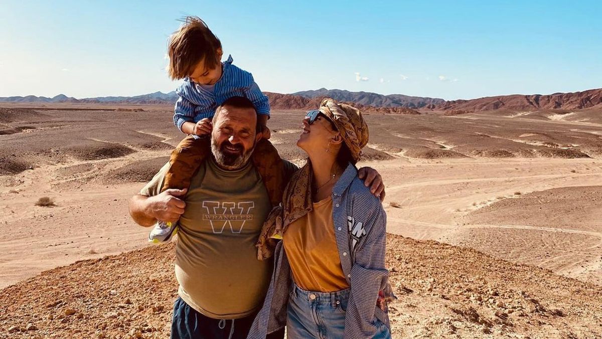 Джамала з батьком і сином Джамала з батьком і сином