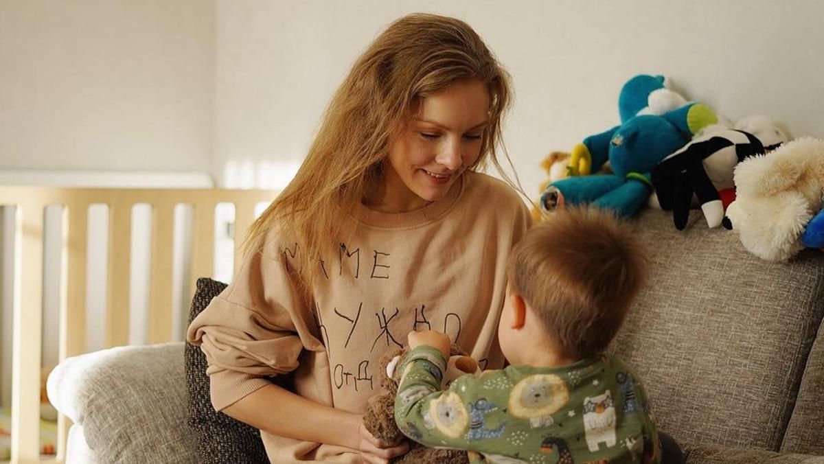 Алена Шоптенко с сыном Алена Шоптенко с сыном