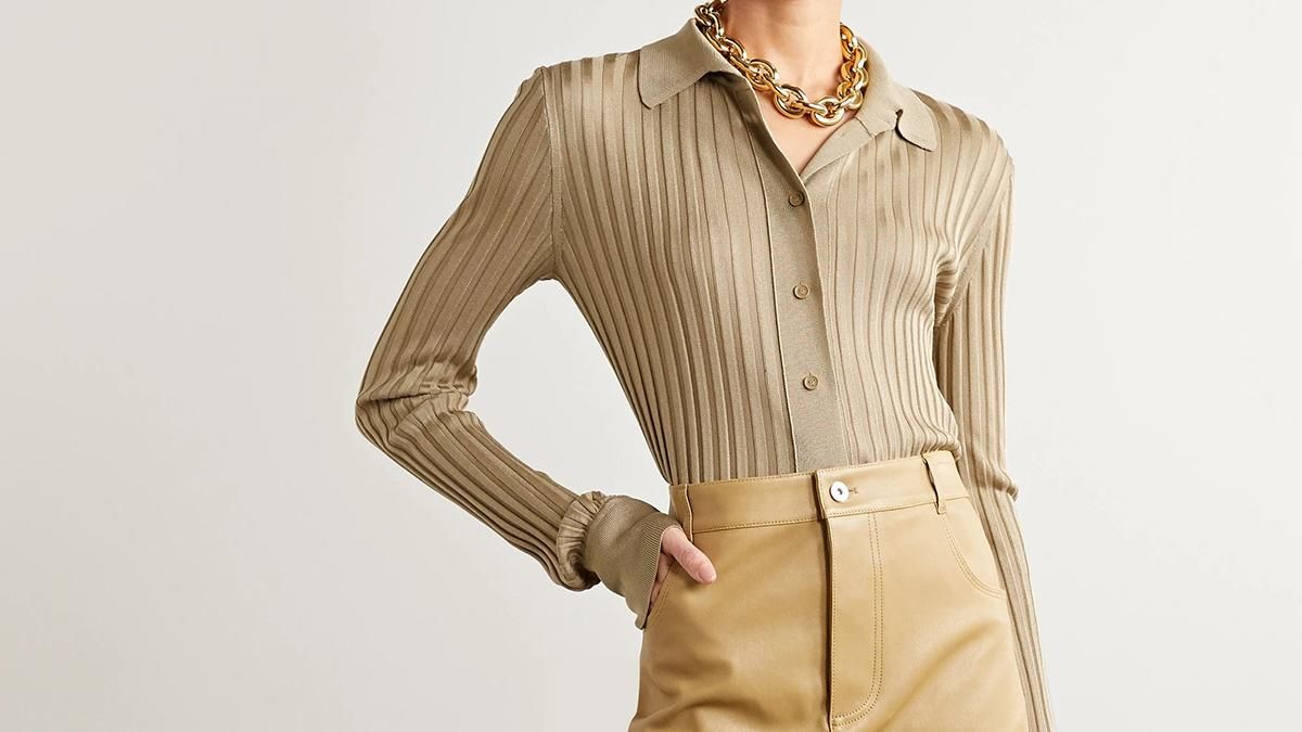 Тренд весны - трикотажная рубашка фото образов Тренд весны - трикотажная рубашка фото образов