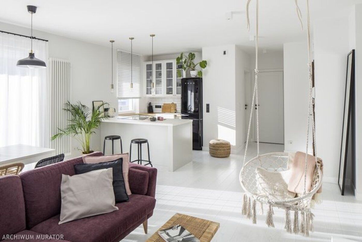 Квартира в Чернигове: фото интерьера в белом цвете Квартира в Чернигове: фото интерьера в белом цвете