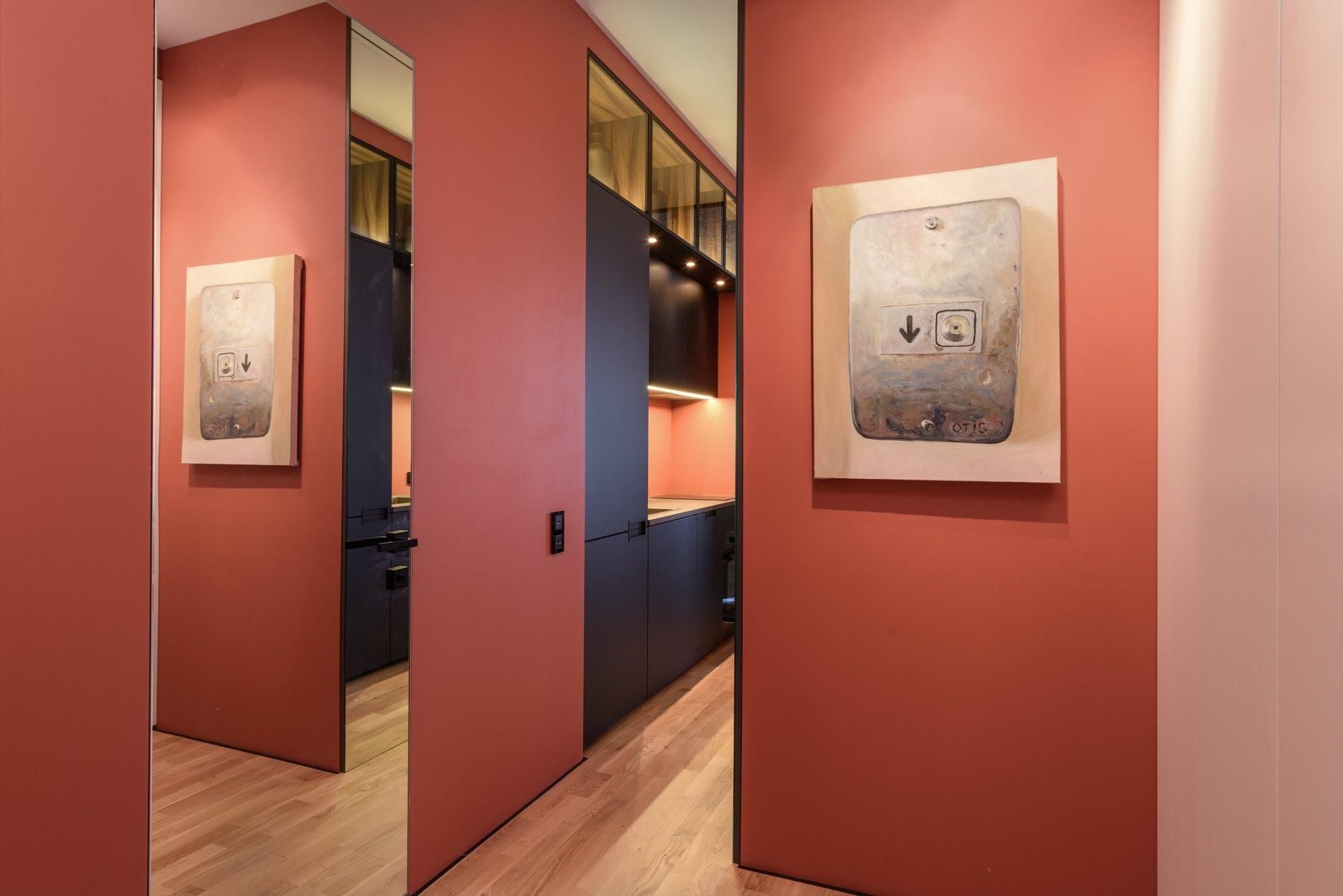 Коралловый цвет и мебель из Дании: интерьер квартиры в Киеве Коралловый цвет и мебель из Дании: интерьер квартиры в Киеве