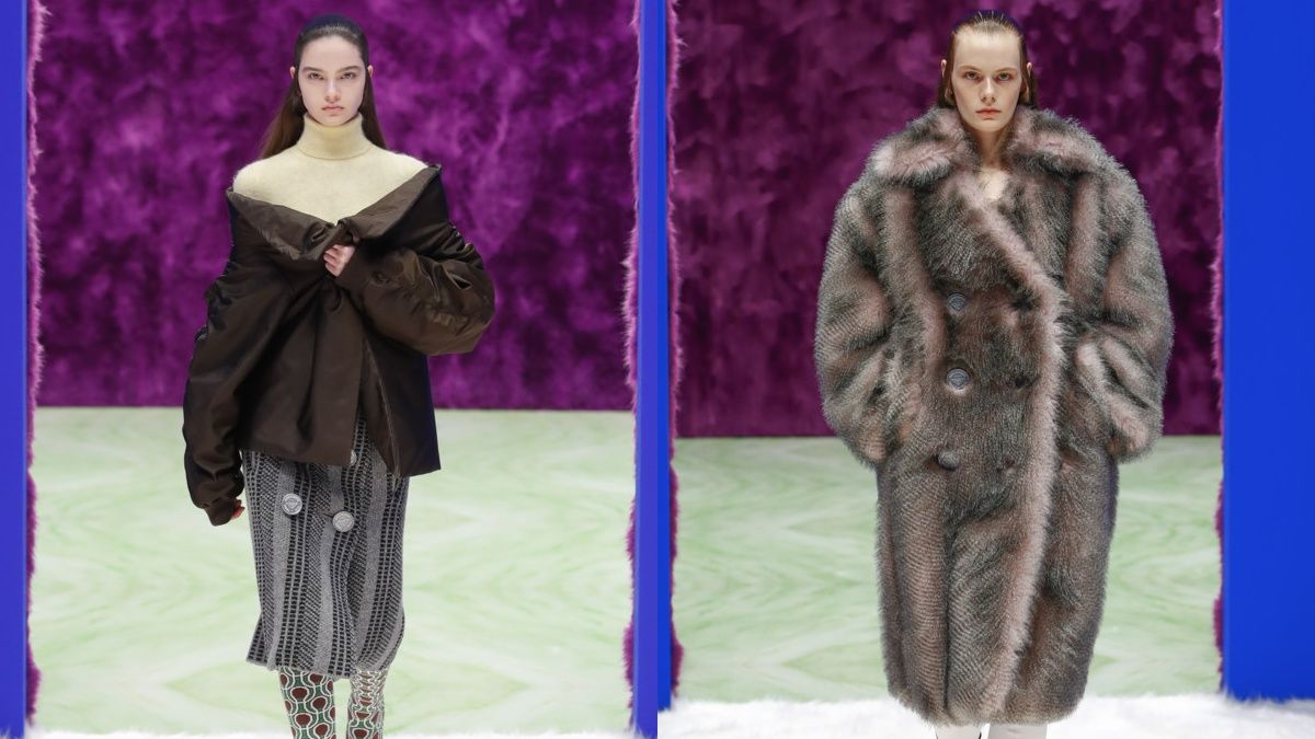 Женская коллекция Prada осень-зима 2021/2022: фото