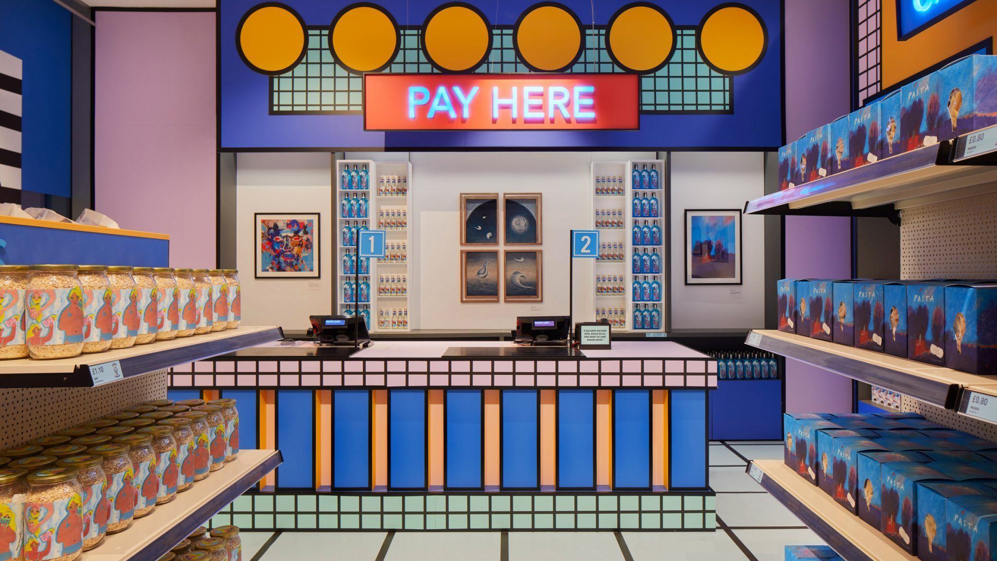 У Лондоні відкрили яскравий супермаркет: фото інтер'єру в стилі pop-up У Лондоні відкрили яскравий супермаркет: фото інтер'єру в стилі pop-up
