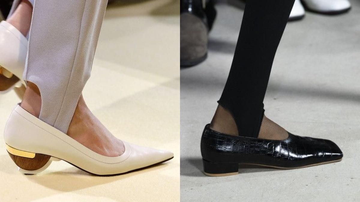 Как модницы носят леггинсы со штрипками Как модницы носят леггинсы со штрипками