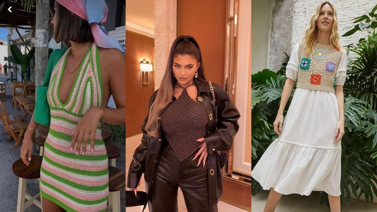 Стильное убранство выполнено в технике кроше Стильное убранство выполнено в технике кроше