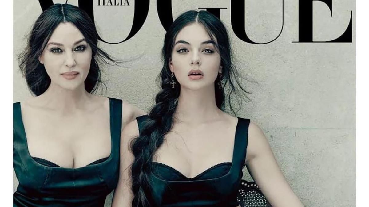 Перша спільна обкладинка Моніки Беллуччі та Деви Кассель Перша спільна обкладинка Моніки Беллуччі та Деви Кассель