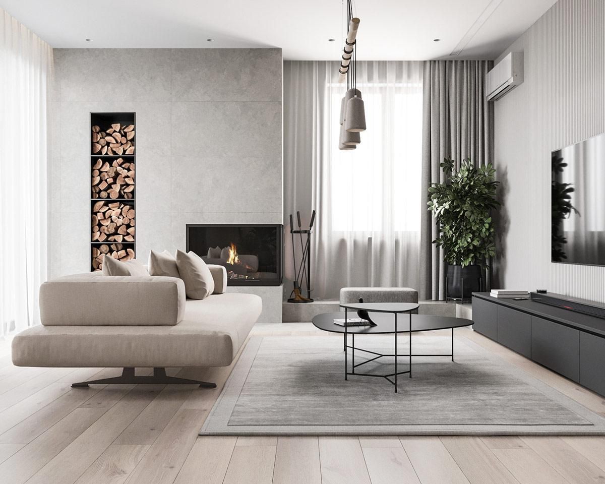 Серый в интерьере: пример квартиры в Киеве Серый в интерьере: пример квартиры в Киеве