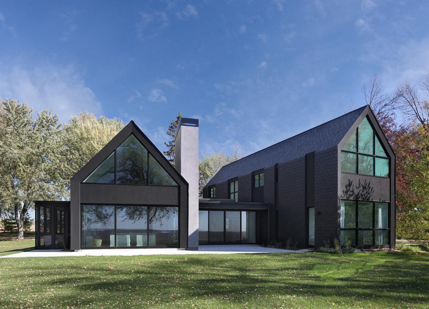 5 фантастических домов с двускатной крышей: фото - Дизайн 24 5 фантастических домов с двускатной крышей: фото - Дизайн 24