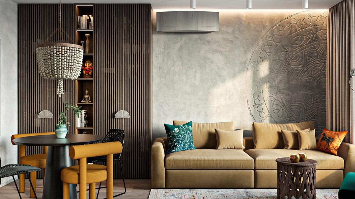 Індійський колорит у Києві: яскраве житло з вкрапленням етніки та вінтажу - Дизайн 24 Індійський колорит у Києві: яскраве житло з вкрапленням етніки та вінтажу - Дизайн 24