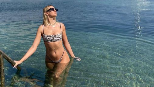 Леся Нікітюк сексуально позувала в Чорногорії: фото у купальнику 
