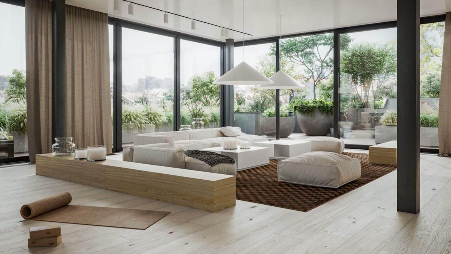 Фото аскетической квартиры в Варшаве Фото аскетической квартиры в Варшаве