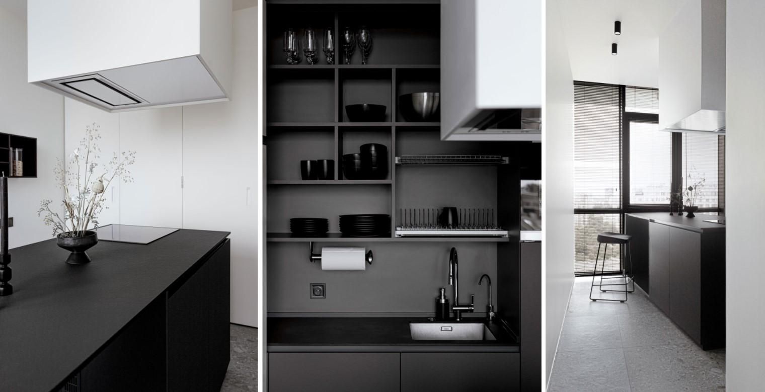 Сдержанный интерьер для любителей монохромной палитры: фото минималистичной квартиры в Одессе - Дизайн 24 Сдержанный интерьер для любителей монохромной палитры: фото минималистичной квартиры в Одессе - Дизайн 24