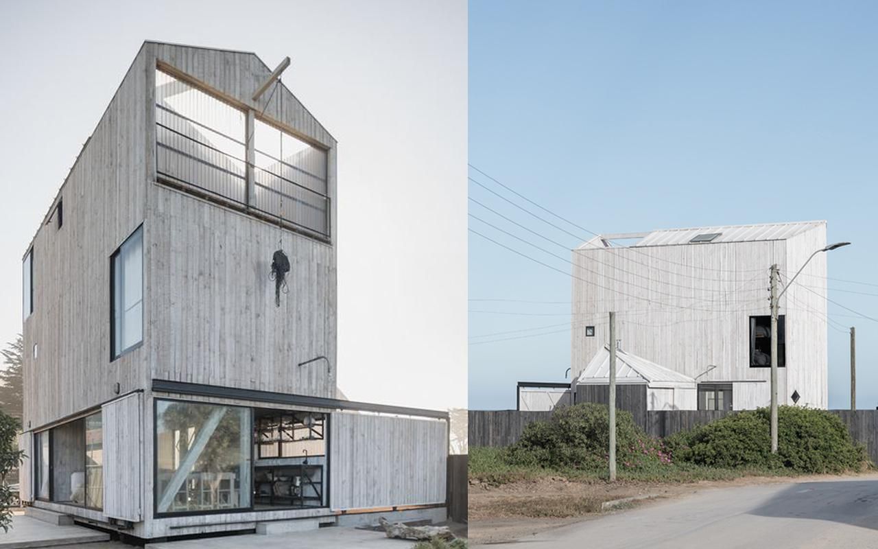 110 квадратних метрів для 4-х сімей: як виглядає компактна пляжна резиденція в Чилі - Дизайн 24 110 квадратних метрів для 4-х сімей: як виглядає компактна пляжна резиденція в Чилі - Дизайн 24