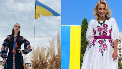 Украинские звезды поздравляют с Днем Государственного флага: красноречивые фото