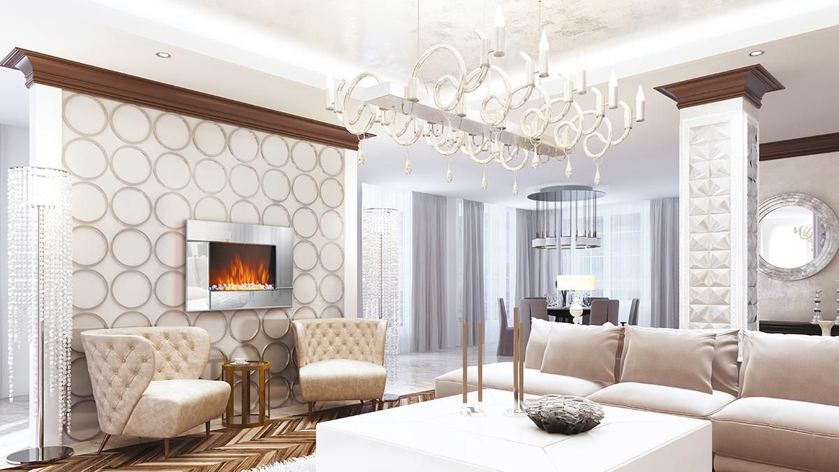 Настінний електрокамін з обігрівом і звуком: огляд дизайнерських камінів Electrolux EFP/W 2000S - Fashion Настінний електрокамін з обігрівом і звуком: огляд дизайнерських камінів Electrolux EFP/W 2000S - Fashion