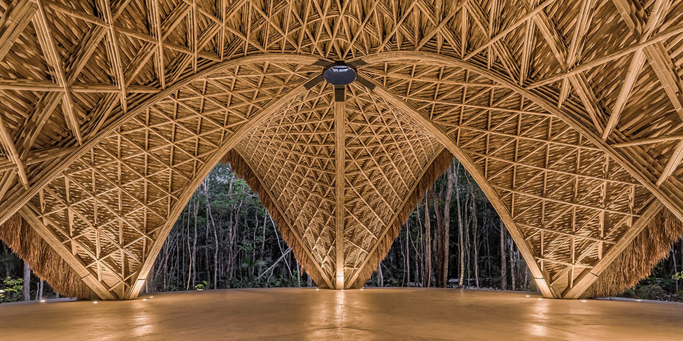Уникальный материал: самые красивые сооружения из бамбука в мире - Дизайн 24