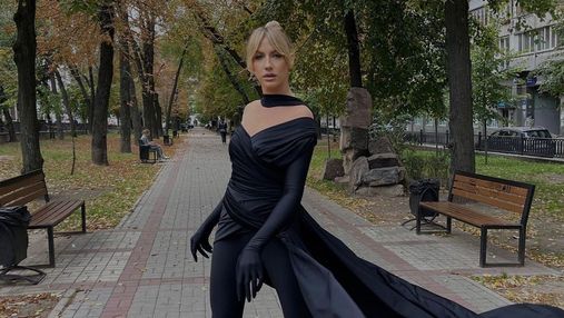Леся Никитюк повторила образ Кардашян: фото в костюме total black и неоднозначная реакция фанов