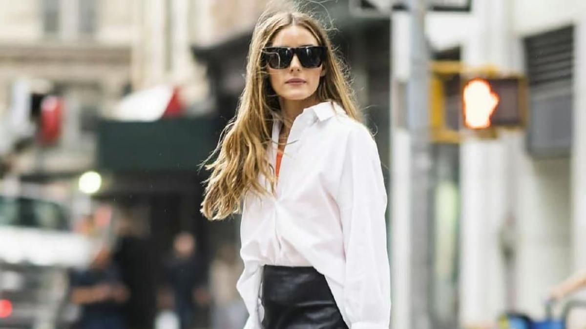 Олівія Палермо показала стильний образ у білій сорочці та шкіряній спідниці: фото - Fashion Олівія Палермо показала стильний образ у білій сорочці та шкіряній спідниці: фото - Fashion