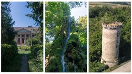 Путешествие в Подольские Товтры: дворец Орловских, Малиевецкий водопад и "средневековая" башня