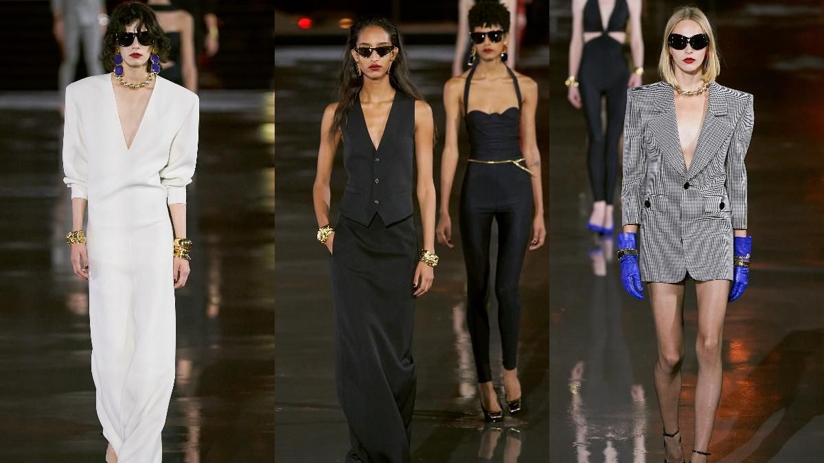 У подножия Эйфелевой башни с искусственным дождем: чем поразил показ Saint Laurent У подножия Эйфелевой башни с искусственным дождем: чем поразил показ Saint Laurent