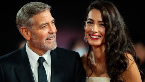 Снова вместе: роскошные Джордж и Амаль Клуни появились на кинопремьере в Лондоне