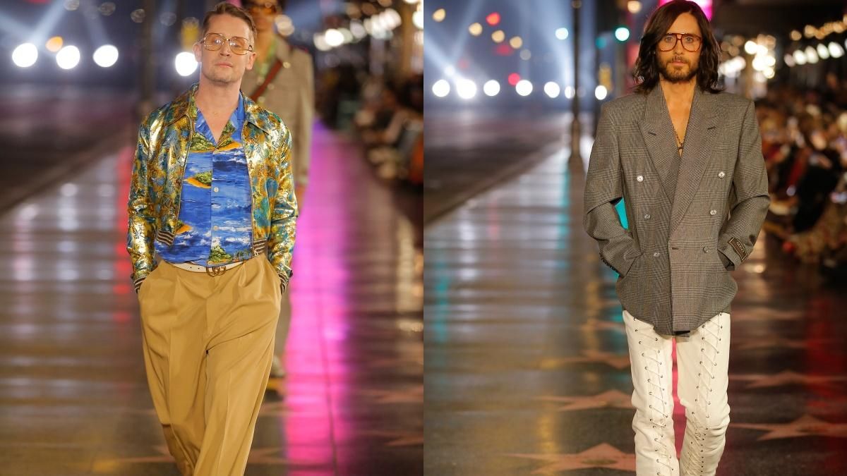 Маколей Калкин и Джаред Лето презентовали на Аллее славы коллекцию Gucci Love Parade: фото Маколей Калкин и Джаред Лето презентовали на Аллее славы коллекцию Gucci Love Parade: фото