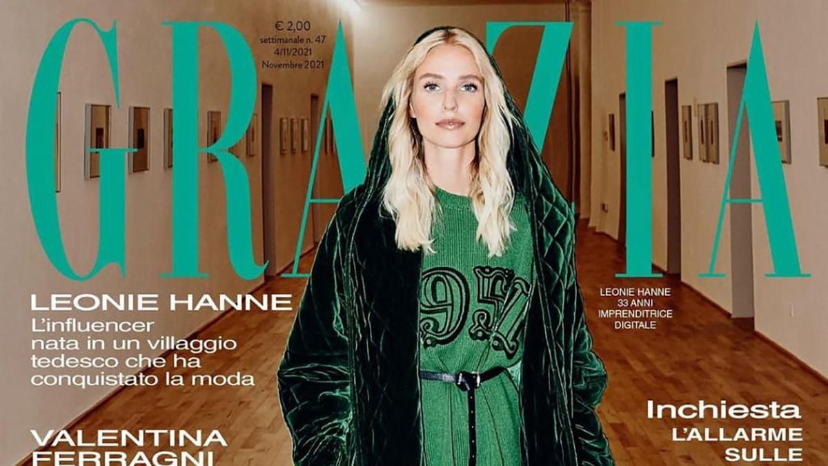 Леоні Ганне вперше з'явилася на обкладинці італійського глянцю Grazia: приголомшливі знімки - Fashion Леоні Ганне вперше з'явилася на обкладинці італійського глянцю Grazia: приголомшливі знімки - Fashion
