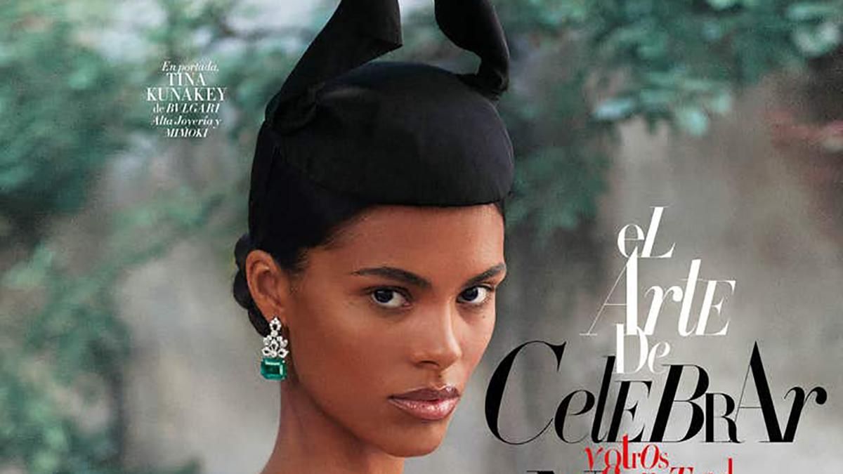 Француженка Тина Кунаки дебютировала своей первой обложкой для Harper's Bazaar España Француженка Тина Кунаки дебютировала своей первой обложкой для Harper's Bazaar España