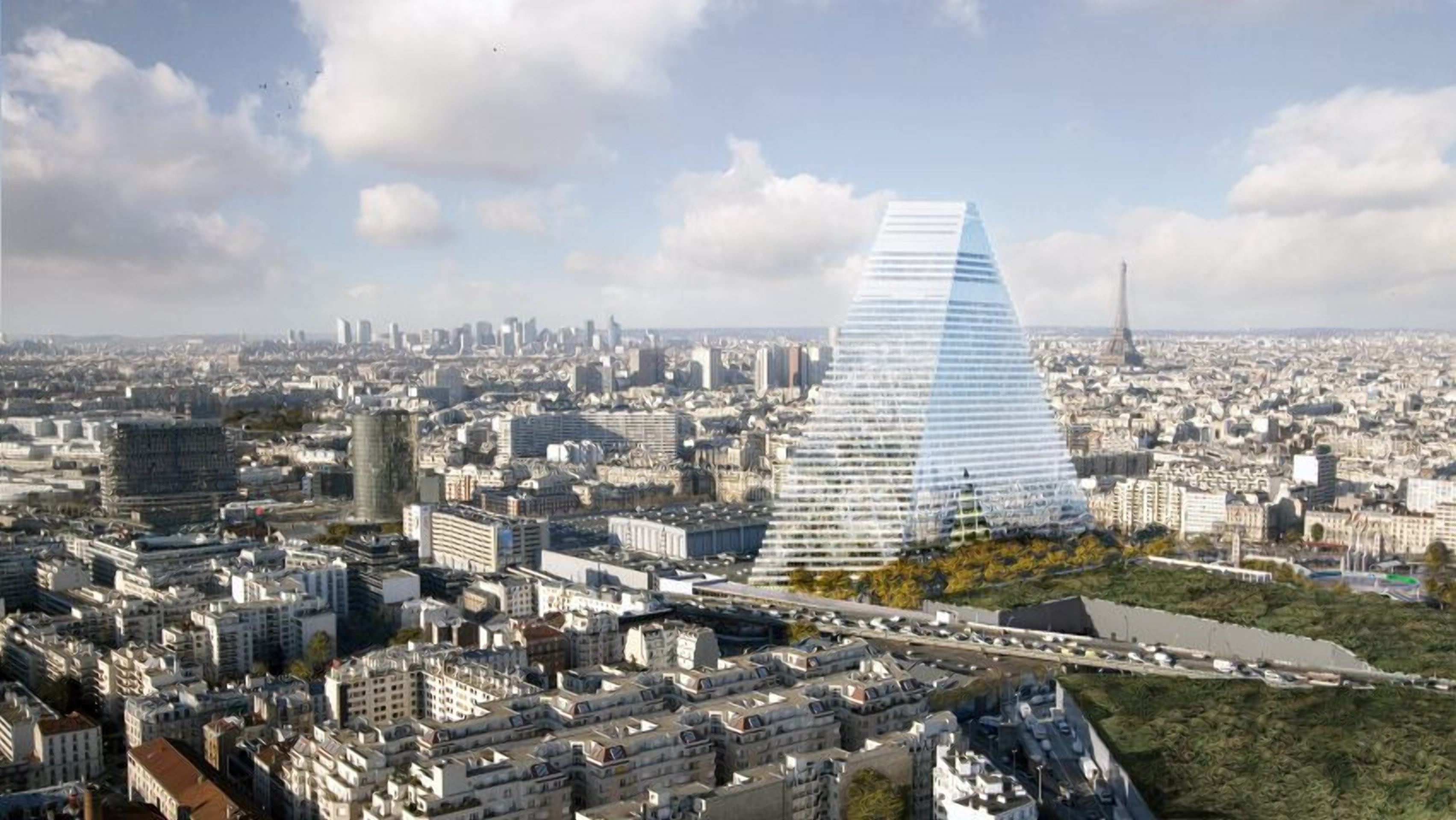 Ви такого ще не бачили: у Парижі зведуть дивовижний хмарочос у формі трикутника - Дизайн 24