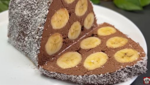 Банановий торт за 5 хвилин: рецепт без випікання