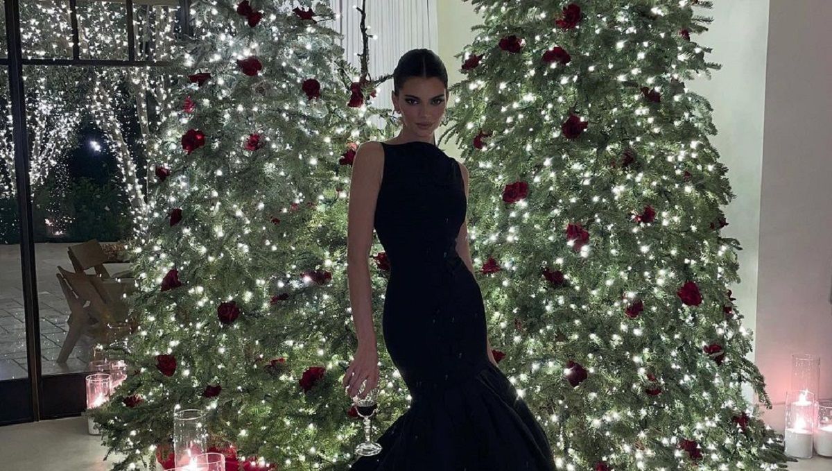 Кендалл Дженнер одягнула на Різдво розкішну сукню від Carolina Herrera - Fashion