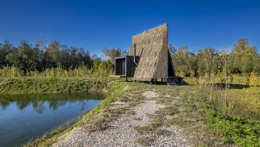 Возвращение к истокам: удивительный плетеный дом с соломенной крышей 