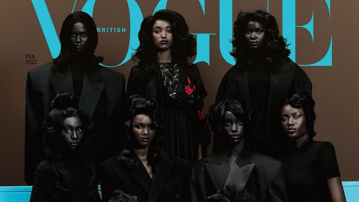 Уродливая обложка: Vogue British с 9 темнокожими моделями нарвался на шквал критики в сети