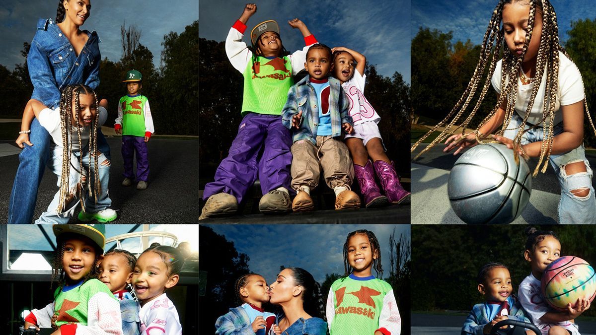 Ким Кардашян снялась с детьми для глянца Vogue: фантастическая фотосессия в модных образах