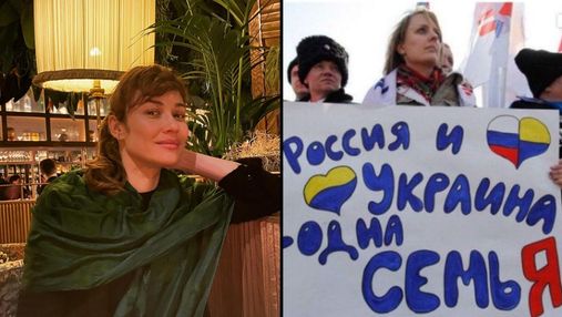 "Дівчина Бонда" Ольга Куриленко "заспівала" про братній народ: але не назвала Росію агресором
