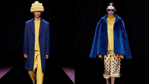 Актуальний тренд 2022 року: бренд Lanvin поєднав у новій колекції жовті та сині кольори
