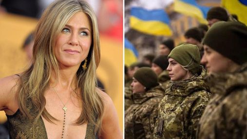 "Ви неймовірні": Дженніфер Еністон висловила захоплення героїзмом українок в умовах війни