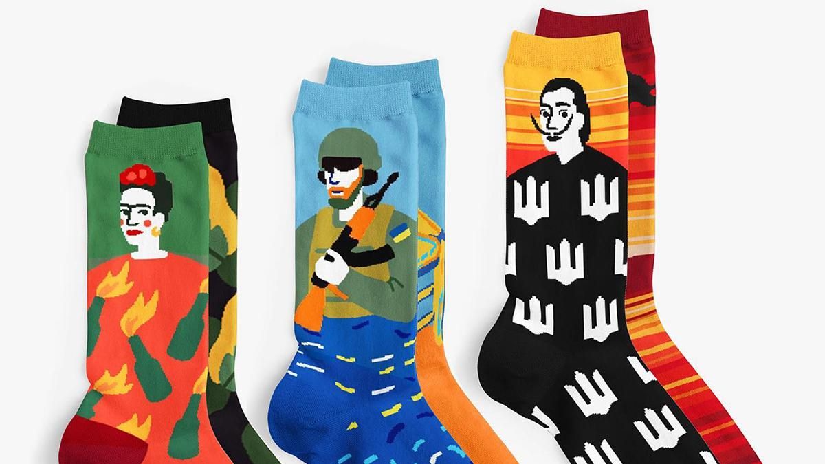 Ван Гог в теробороні, а Фріда Кало готує бандера-смузі: Dodo Socks показали ефектні шкарпетки - Fashion Ван Гог в теробороні, а Фріда Кало готує бандера-смузі: Dodo Socks показали ефектні шкарпетки - Fashion