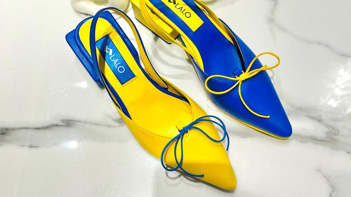 Грузинський бренд Lalo на підтримку України створив взуття в кольорах державного прапора - Fashion