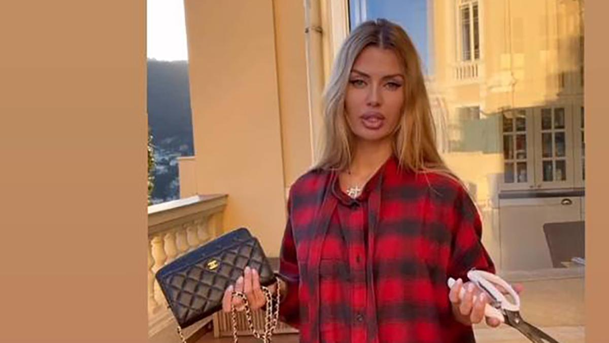 Поки в Україні збирають тіла загиблих: Катя Осадча показала, як у мордорі ріжуть сумки Chanel - Fashion Поки в Україні збирають тіла загиблих: Катя Осадча показала, як у мордорі ріжуть сумки Chanel - Fashion