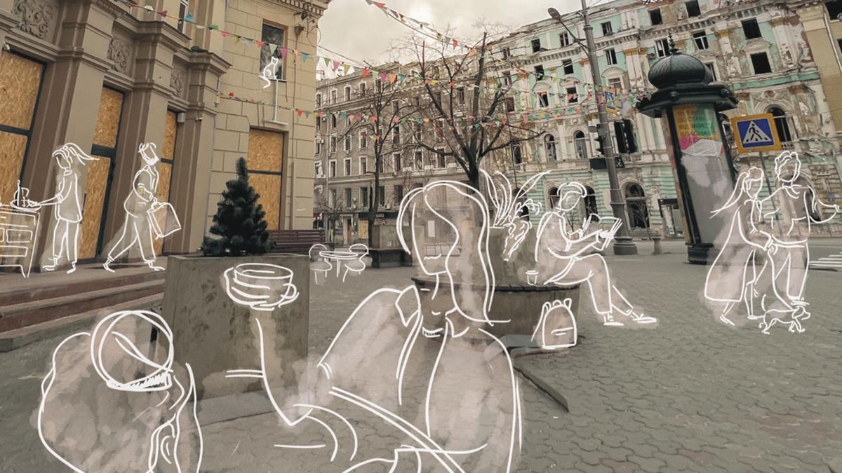 Українский глянець Elle представив щемливу обкладинку з людськими душами у Харкові - Fashion Українский глянець Elle представив щемливу обкладинку з людськими душами у Харкові - Fashion