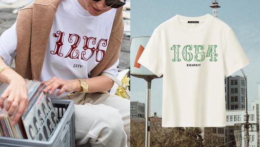 С годами основания Киева, Харькова и Львова: украинская дизайнер выпустила патриотические футболки