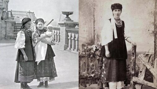 Фартук – древний элемент женского народного наряда: древние фотографии украинок