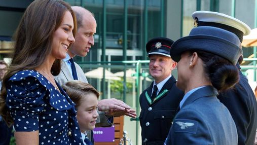 Кейт Міддлтон і принц Вільям взяли 8-річного сина Джорджа на Вімблдон: фото сімейного виходу