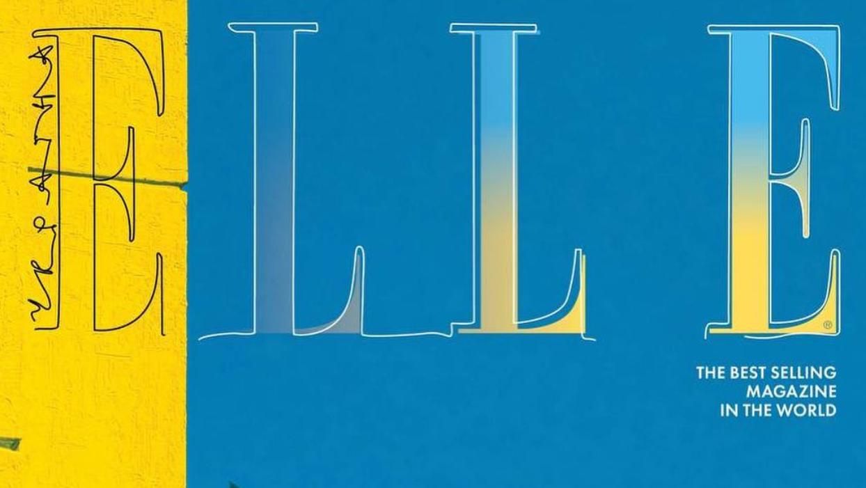 Elle Україна презентував патріотичну обкладинку - фото Elle Україна презентував патріотичну обкладинку - фото