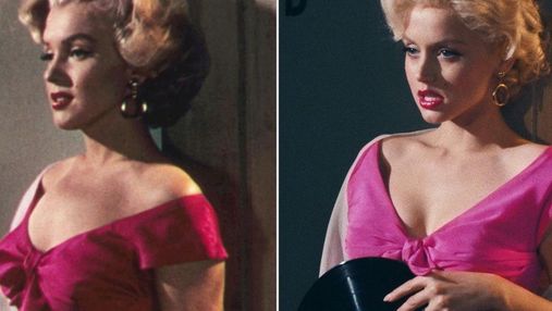 Ана де Армас з фільму "Білявка" приголомшила схожістю з Мерилін Монро: фотопорівняння