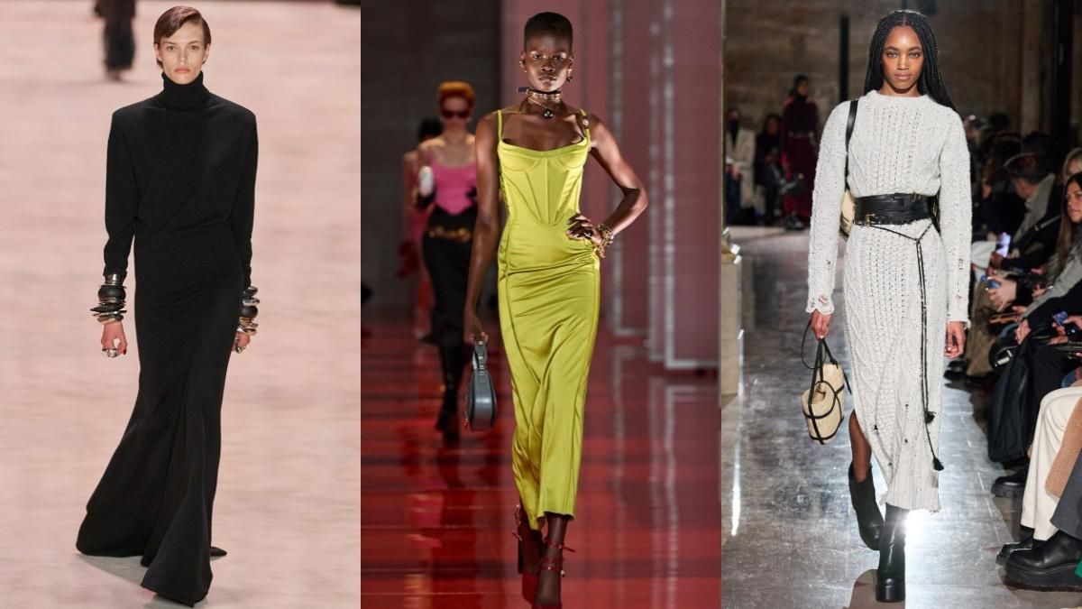 Трендовые платья на осень 2022 Трендовые платья на осень 2022