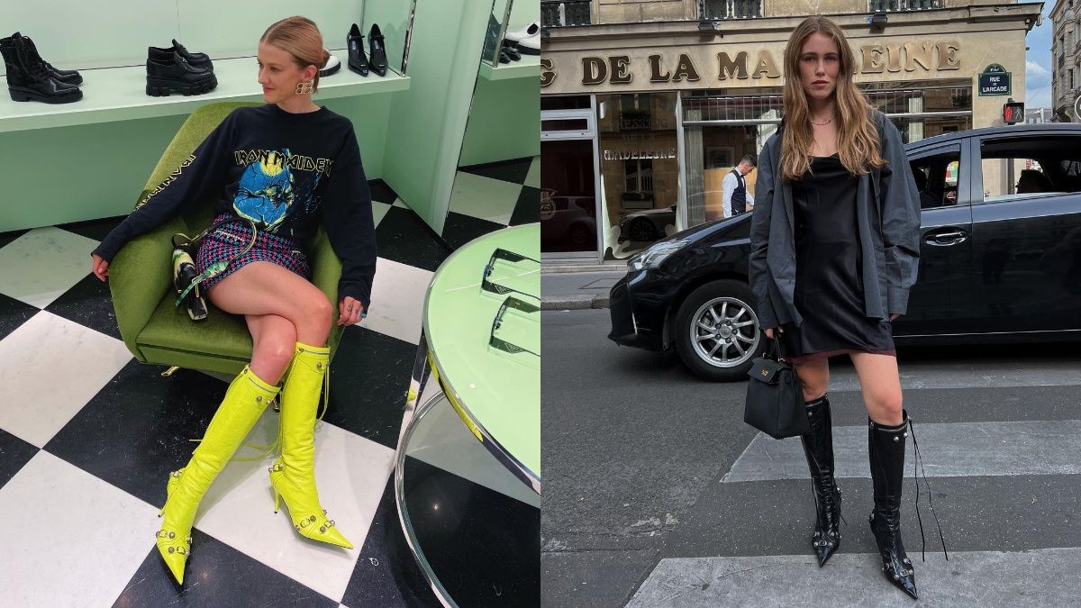 Модные остроносые сапоги на осень 2022 Модные остроносые сапоги на осень 2022