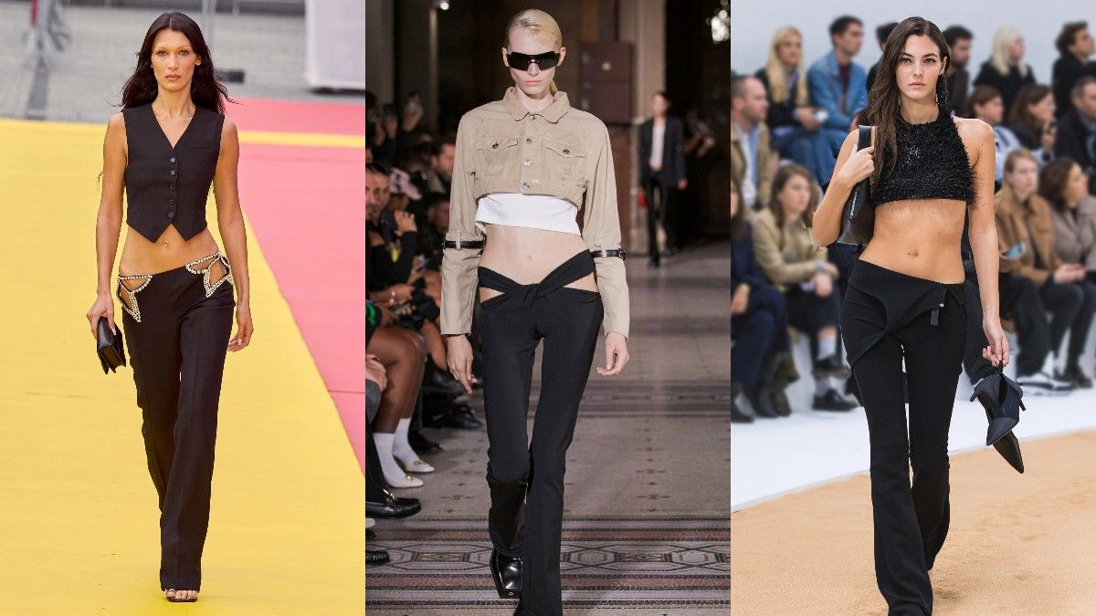 Модні штани на весну - з низькою посадкою Модні штани на весну - з низькою посадкою