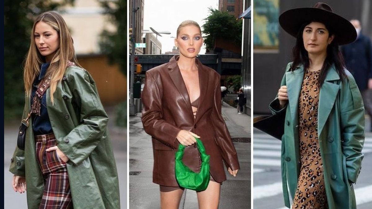 Стильные образы с коричневым и зеленым цветом Стильные образы с коричневым и зеленым цветом